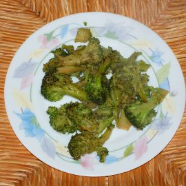 Broccoli stir-fried