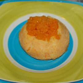 Sformatini di carote in salsa agrodolce