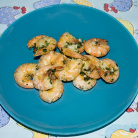 gamberi in padella