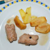 Involtini di maiale con mele e noci